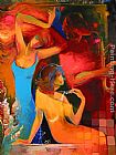 Hessam Abrishami Famous Paintings - Afternoon Music